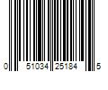 Barcode Image for UPC code 051034251845