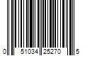 Barcode Image for UPC code 051034252705