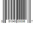 Barcode Image for UPC code 051045000067