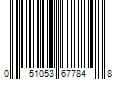 Barcode Image for UPC code 051053677848