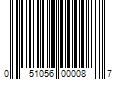 Barcode Image for UPC code 051056000087