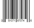 Barcode Image for UPC code 051071670746