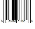 Barcode Image for UPC code 051086011008