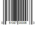 Barcode Image for UPC code 051087000063