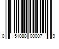 Barcode Image for UPC code 051088000079. Product Name: 