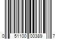 Barcode Image for UPC code 051100003897