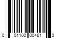 Barcode Image for UPC code 051100004610