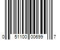 Barcode Image for UPC code 051100006997