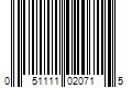 Barcode Image for UPC code 051111020715