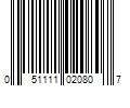 Barcode Image for UPC code 051111020807