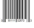 Barcode Image for UPC code 051111025703