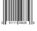 Barcode Image for UPC code 051111098356