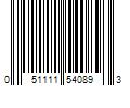 Barcode Image for UPC code 051111540893