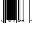 Barcode Image for UPC code 051111547687