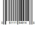 Barcode Image for UPC code 051111549148