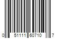 Barcode Image for UPC code 051111607107