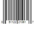 Barcode Image for UPC code 051122210617