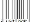 Barcode Image for UPC code 0511279000030