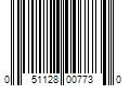 Barcode Image for UPC code 051128007730