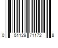 Barcode Image for UPC code 051129711728