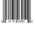 Barcode Image for UPC code 051131030510