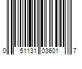 Barcode Image for UPC code 051131036017