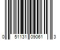 Barcode Image for UPC code 051131090613