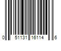 Barcode Image for UPC code 051131161146