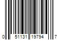 Barcode Image for UPC code 051131197947