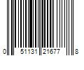 Barcode Image for UPC code 051131216778