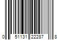 Barcode Image for UPC code 051131222878