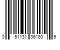 Barcode Image for UPC code 051131361805