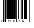 Barcode Image for UPC code 051131371507