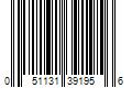 Barcode Image for UPC code 051131391956