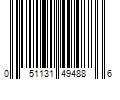 Barcode Image for UPC code 051131494886