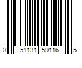 Barcode Image for UPC code 051131591165