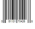 Barcode Image for UPC code 051131704268