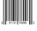 Barcode Image for UPC code 051131769960