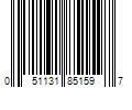 Barcode Image for UPC code 051131851597