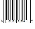 Barcode Image for UPC code 051131918047