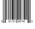 Barcode Image for UPC code 051131997400