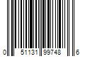 Barcode Image for UPC code 051131997486