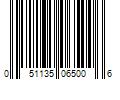 Barcode Image for UPC code 051135065006