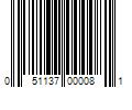 Barcode Image for UPC code 051137000081