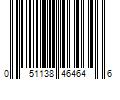 Barcode Image for UPC code 051138464646