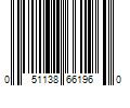 Barcode Image for UPC code 051138661960