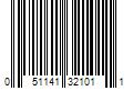 Barcode Image for UPC code 051141321011. Product Name: 