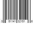 Barcode Image for UPC code 051141321516