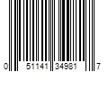 Barcode Image for UPC code 051141349817