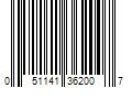 Barcode Image for UPC code 051141362007